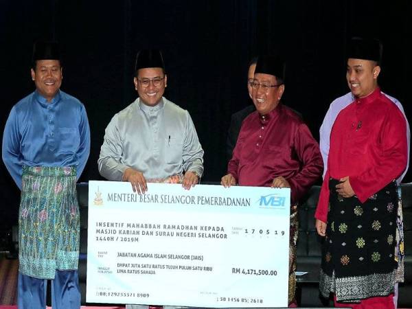 MB Amirudin: Penjawat awam Selangor dapat bonus sebanyak tiga bulan gaji