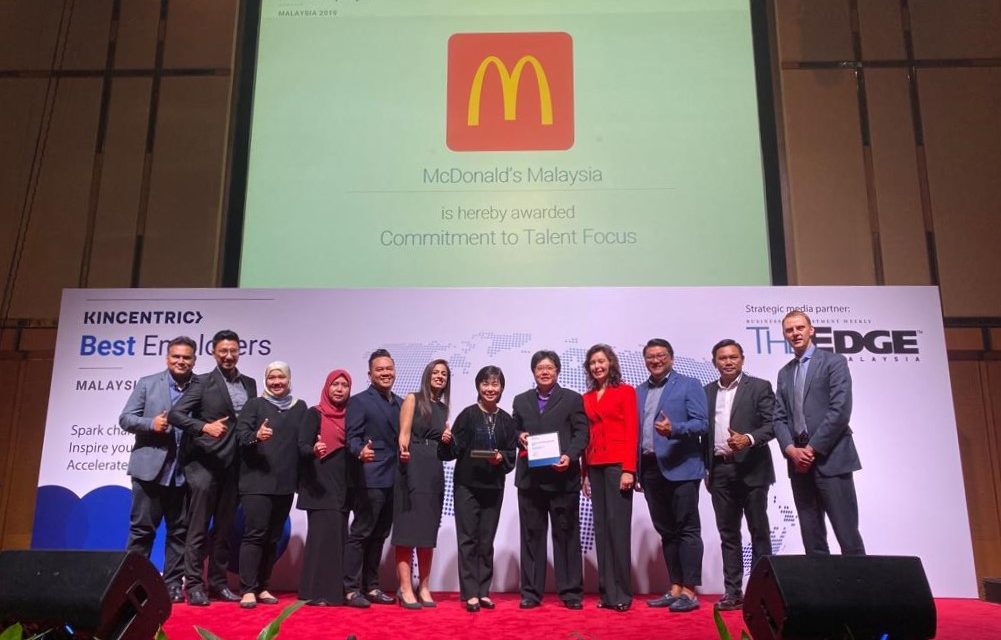 McDonald’s Malaysia recognised for its Commitment to Talent