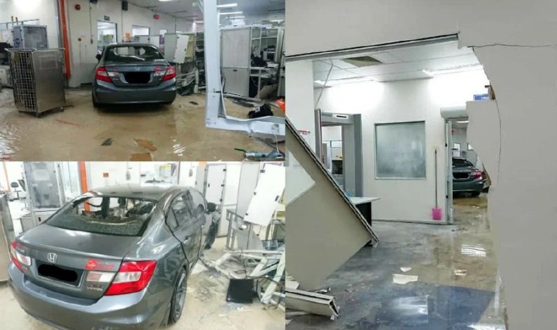 Disgruntled employee rams car into Ipoh office, later killed in traffic accident
