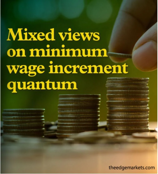 Mixed views on minimum wage increment quantum