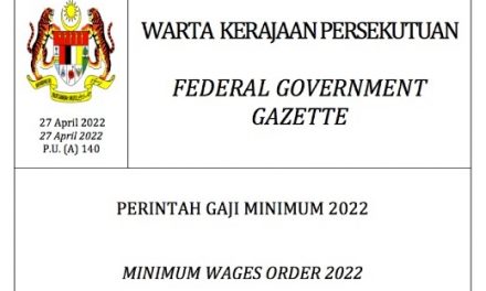 Confirmed: New Minimum Wages Order effective 1 May 2022; employers with less than 5 employees exempted