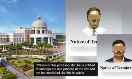 Netizens Slam SEGi University For Publicly Announcing Termination Of 2 Professors